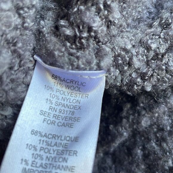 Elie Tahari Charcoal Gray Women's Pullover Crewneck Sweater (Size: Medium) - Picture 12 of 15